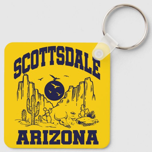 Scottsdale, Arizona Sleutelhanger (Achterkant)