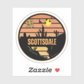 Scottsdale, Arizona Sticker (Vel)