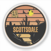 Scottsdale, Arizona Sticker (Voorkant)