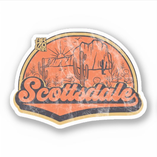 Scottsdale, Arizona Sticker (Voorkant)