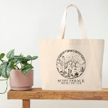 Scottsdale Bachelorette Party Bridesmaids Custom Grote Tote Bag<br><div class="desc">Maak je klaar voor de ultieme Scottsdale Bachelorette Party met onze Scottsdale Bachelorette Party Bridesmaids Custom Large Canvas tas. Of u nu viert in het hart van Arizona of de zuidwestelijke woestijn verkent, deze canvas tas is de perfecte accessoire voor uw avontuur. Het is meer dan alleen een tas; het...</div>