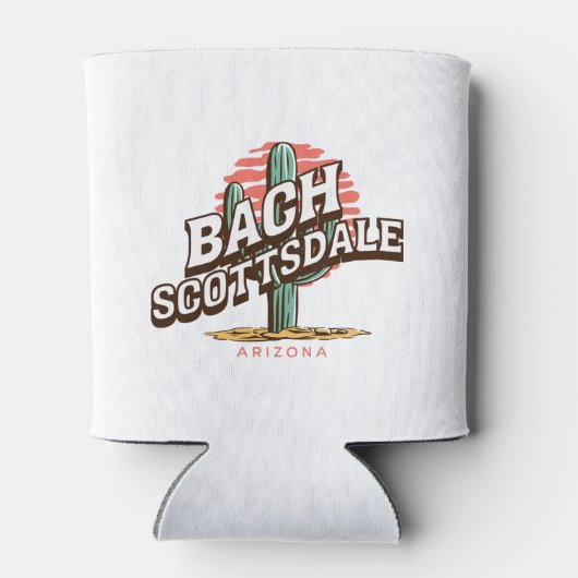 scottsdale bachelorette party cactus desert blikjeskoeler (Achterkant)