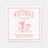 Scottsdale Bachelorette Party  papier Servet (Voorkant)