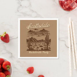 scottsdale bachelorette party retro desert servet