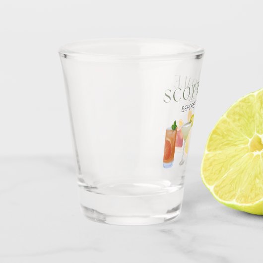 Scottsdale Bachelorette Party Shot Glass Shot Glas (Links)