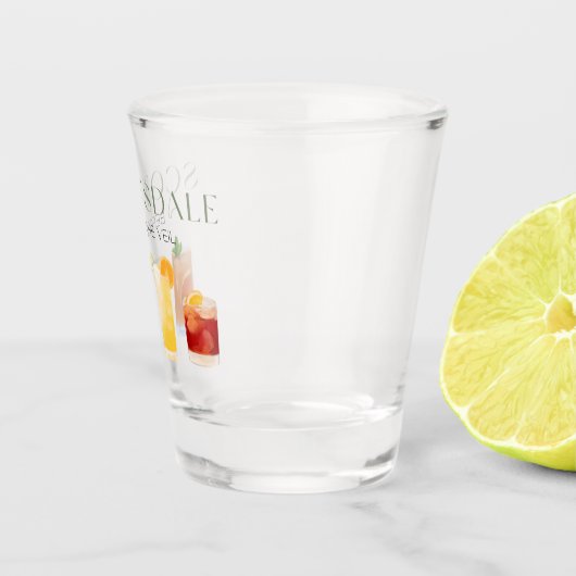 Scottsdale Bachelorette Party Shot Glass Shot Glas (Rechts)