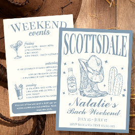 Scottsdale Bachelorette Sociale Cocktail Route Kaart