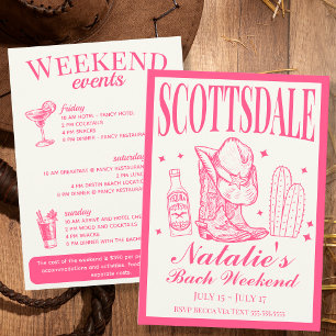 Scottsdale Bachelorette Sociale Cocktail Route Kaart