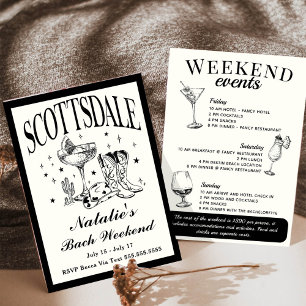 Scottsdale Bachelorette Sociale Cocktail Route Kaart