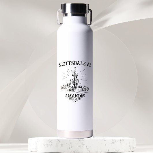 Scottsdale Bachelorette Weekend Girl Trip Custom Waterfles
