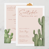 Scottsdale Bachelorette Weekend Uitnodiging (Voorkant / Achterkant)