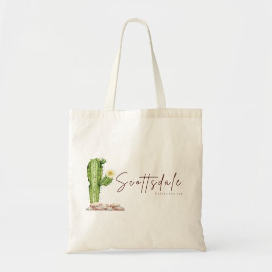 Scottsdale Before The Veil Bachelorette Tote Tas (Voorkant)