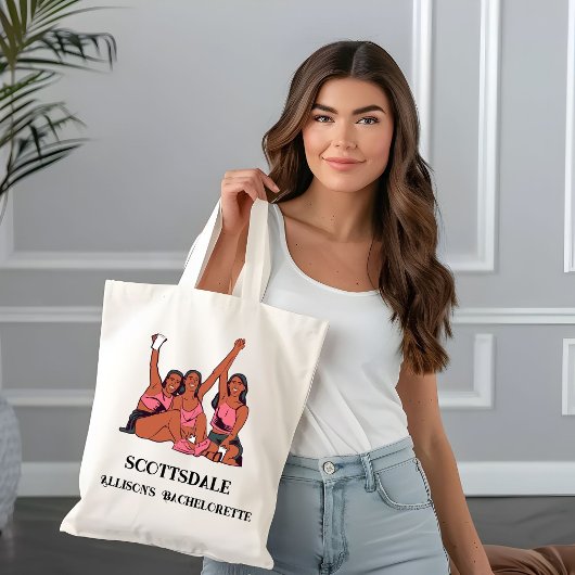 Scottsdale cowboy vrijgezellenfeest tote bag