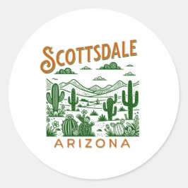 scottsdale desert bachelorette party ronde sticker
