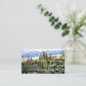 Scottsdale Succulent Sunset Afsprakenkaartje (Staand voorkant)