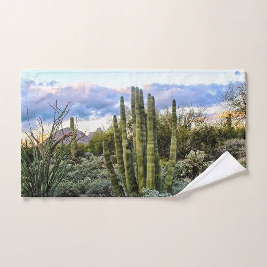 Scottsdale Succulent Sunset Bad Handdoek (Handdoek)