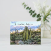 Scottsdale Succulent Sunset Briefkaart (Staand voorkant)