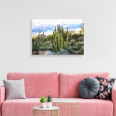 Scottsdale Succulent Sunset Canvas Afdruk (Insitu (Woonkamer))