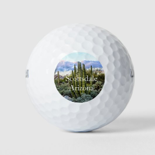 Scottsdale Succulent Sunset Golfballen (Voorkant)