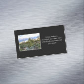 Scottsdale Succulent Sunset Magnetisch Visitekaartje (Voorbeeld)