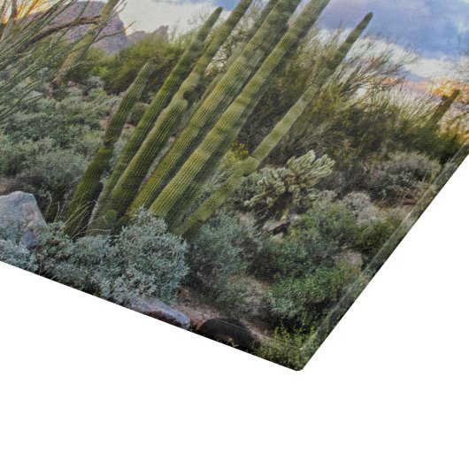 Scottsdale Succulent Sunset Snijplank (Hoek)