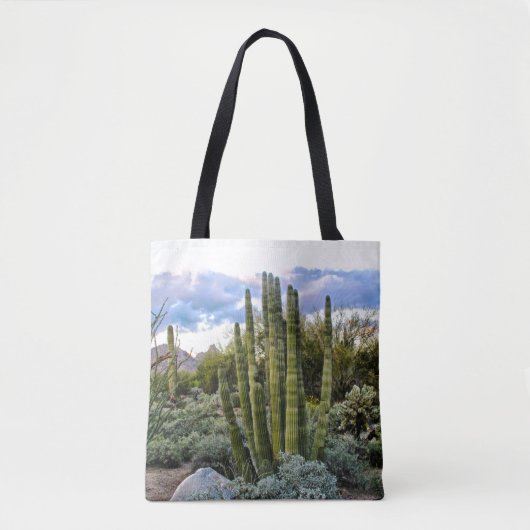 Scottsdale Succulent Sunset Tote Bag (Voorkant)