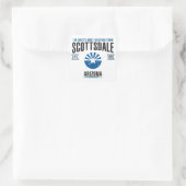 Scottsdale Vierkante Sticker (Tas)