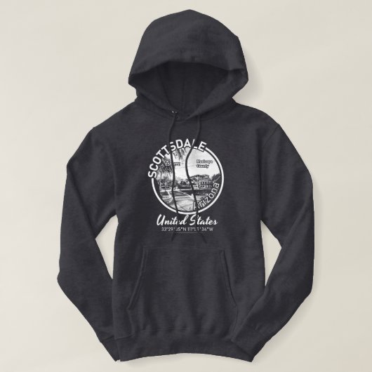 SCOTTSDALE - VINTAGE ARIZONA HOODIE (Design voorkant)