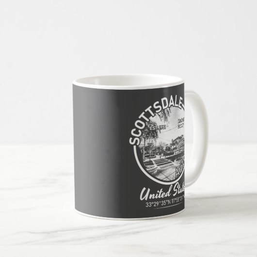 SCOTTSDALE - VINTAGE ARIZONA KOFFIEMOK (Voorkant rechts)