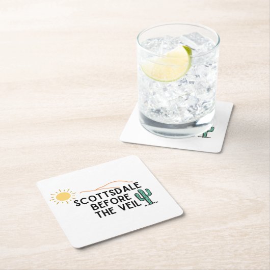 Scottsdale voor de Veil Kartonnen Onderzetters (Insitu)