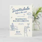 Scottsdale voor The Veil Bachelorette Kaart (Staand voorkant)