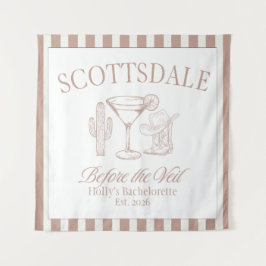 Scottsdale vrijgezellenfeest Tapijt Bord Wandkleed