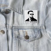 SCOTTSTRONG-BUTTON VIERKANTE BUTTON 5,1 CM (In situ)