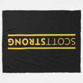 SCOTTSTRONG FLEECE BLANKET DEKEN (Voorkant (Horizontaal))
