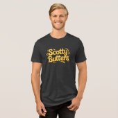 Scotty Butters Signature Drip Logo Tri-Blend Shirt (Voorkant volledig)