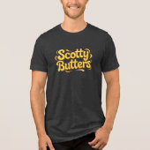 Scotty Butters Signature Drip Logo Tri-Blend Shirt (Voorkant)