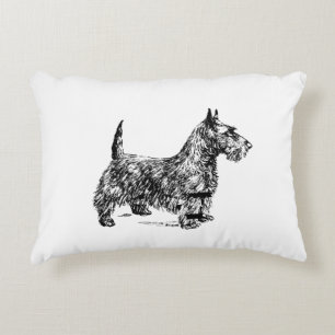 Scotty Dog Accent PIllow Kussen