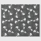 Scotty Dog-Baby shower Cadeaupapier (Vlak)