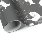 Scotty Dog-Baby shower Cadeaupapier (Rol Hoek)