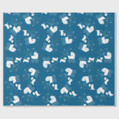 Scotty dog-Baby shower Cadeaupapier (Vlak)