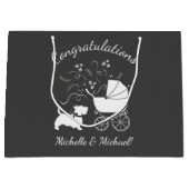 Scotty Dog-Baby shower Groot Cadeauzakje (Voorkant)