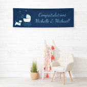 Scotty Dog Baby shower Scottish Terrier Blue Spandoek (Insitu)