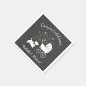 Scotty Dog-Baby shower Servet (Hoek)