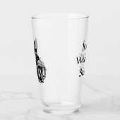 Scotty Dog Drink gepersonaliseerde bierverf Glas (Links)
