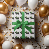 Scotty Dog en Tartan Vrolijk Kerstfeest Cadeaupapier