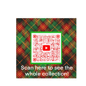 Scotty Dog en Tartan Vrolijk Kerstfeest Schort