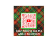 Scotty Dog en Tartan Vrolijk Kerstfeest Schort