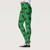 Scotty Dog Green Holiday Leggings (Links)