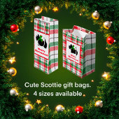 Scotty Dog Green Plaid Tartan Golf Handdoek