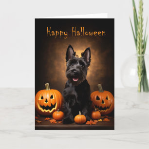 Scotty Dog Halloween Kaart